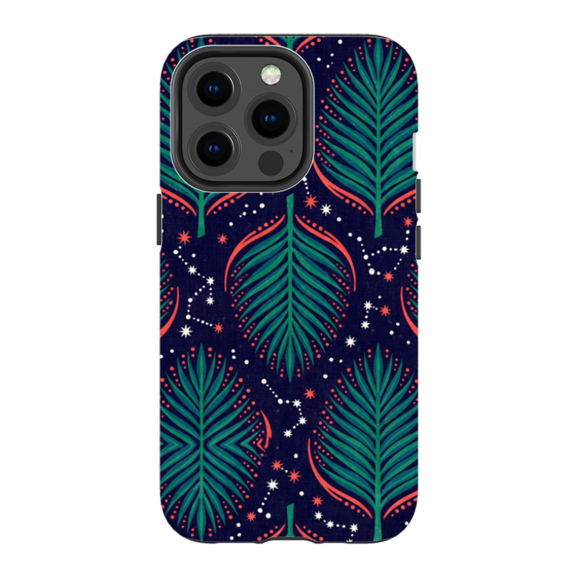 Palm Frond Constellations by Ada Okoye - iPhone Tough Case