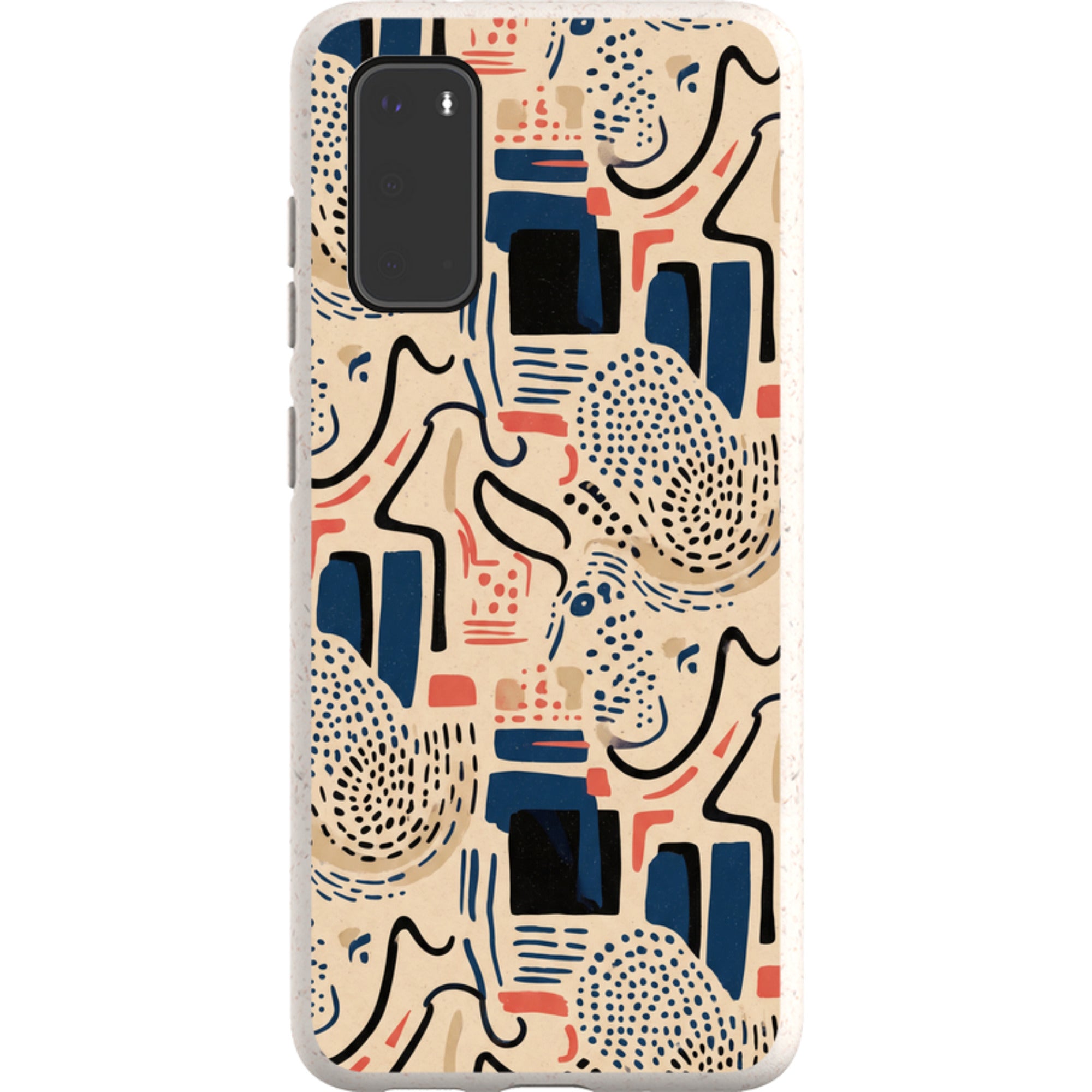 Sandstone Adire by Ada Okoye — Galaxy Bio-degradable Case for Samsung Galaxy — Finnaij