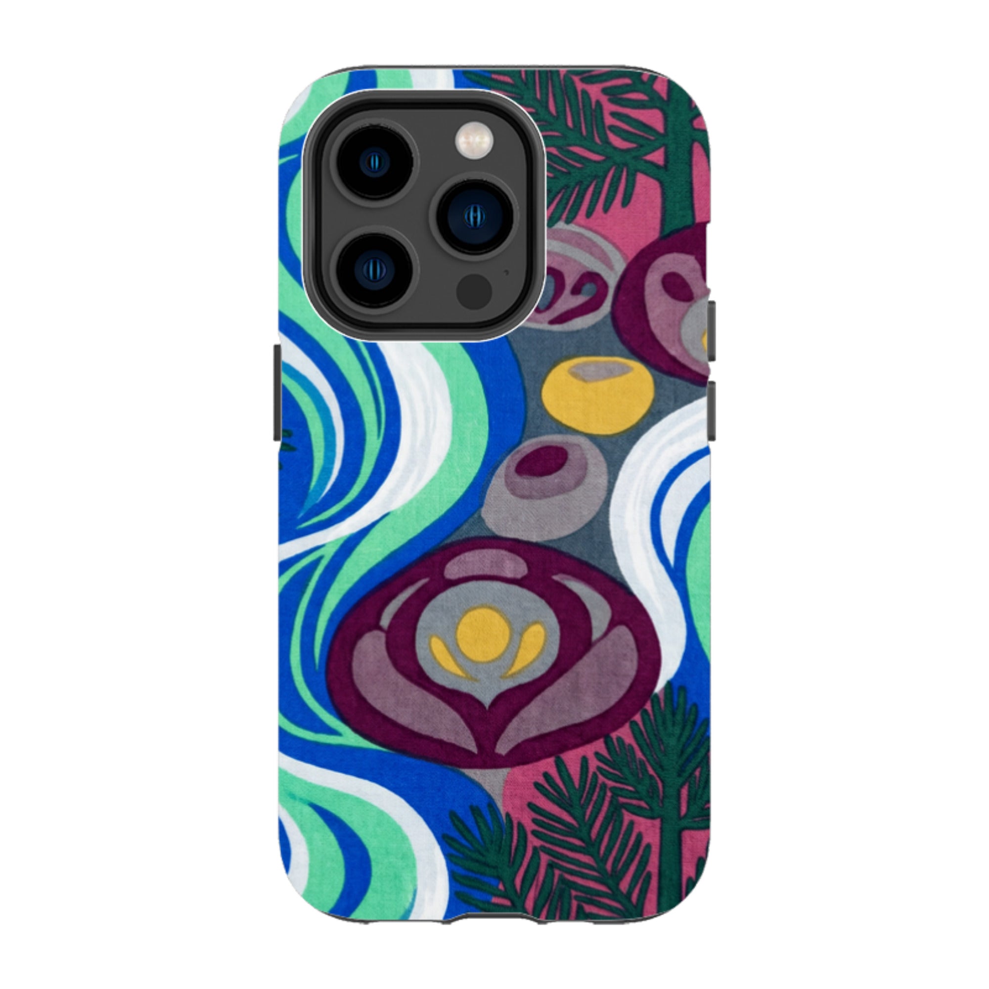Sauna Bloom Motif by Aino Kallio — Apple iPhone Tough Case — Finnaij