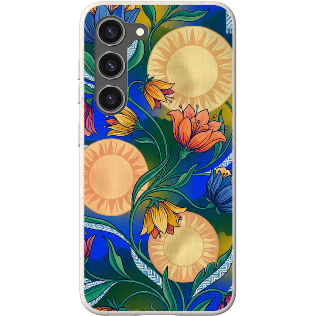 Midnight Sun Garden by Aino Kallio - Samsung Galaxy Bio-degradable Case