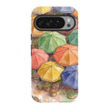 Market Umbrellas from Above by Tobi Akinyemi — Tough Case for Google Pixel — Finnaij