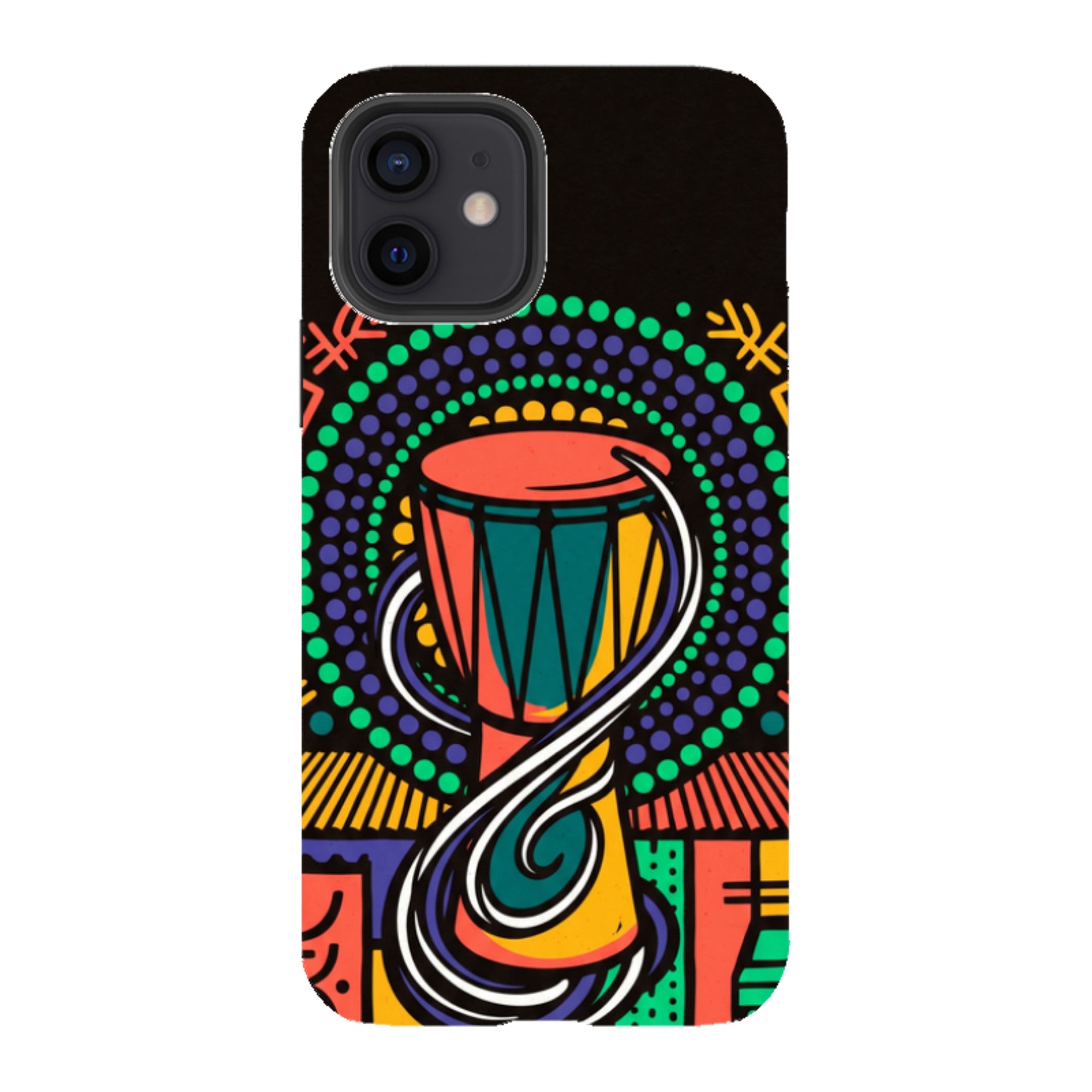 Talking Drum Halo by Ada Okoye - iPhone Tough Case