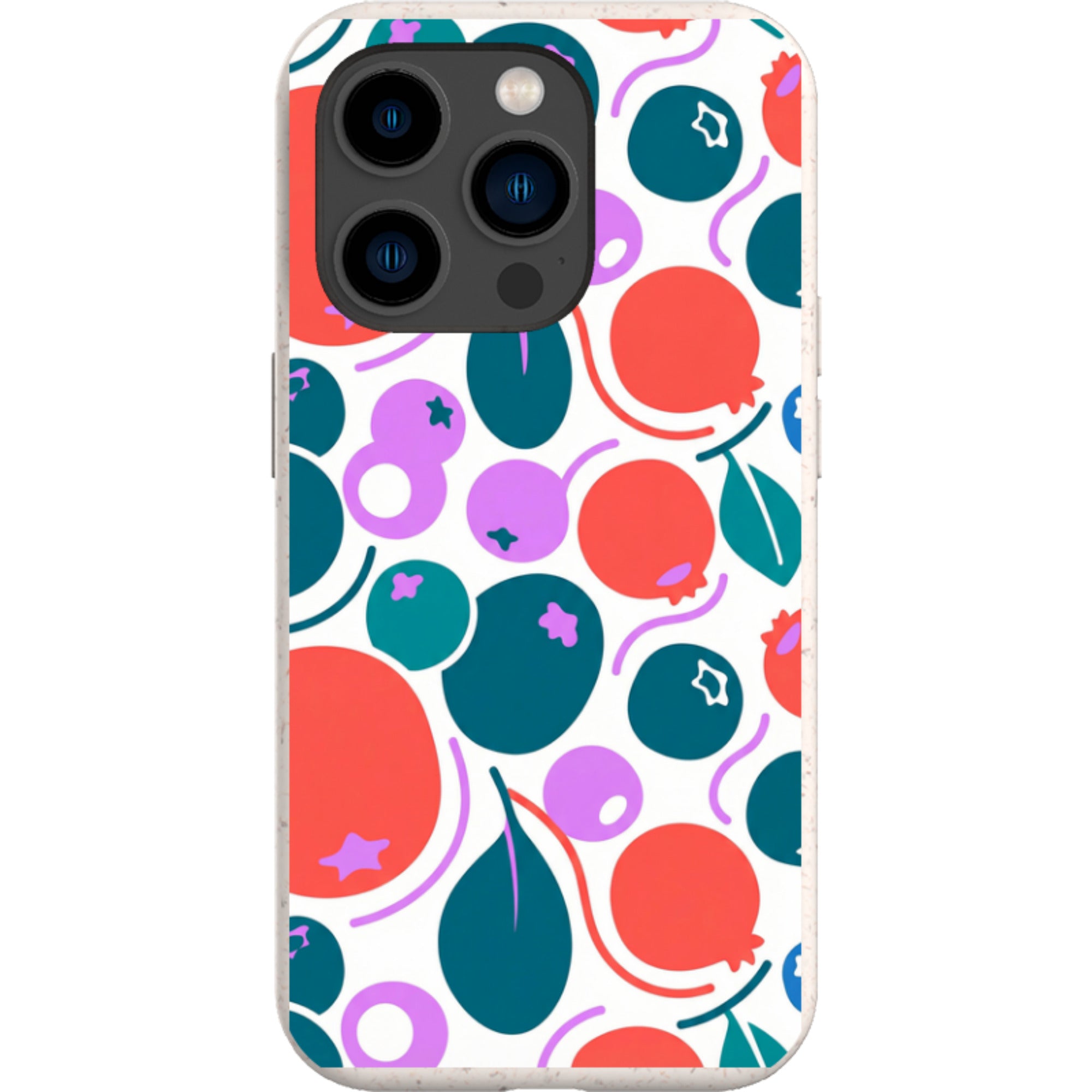 Berry Icon Remix by Salla Niemi — iPhone 15 Pro iPhone Bio-degradable Case — Finnaij