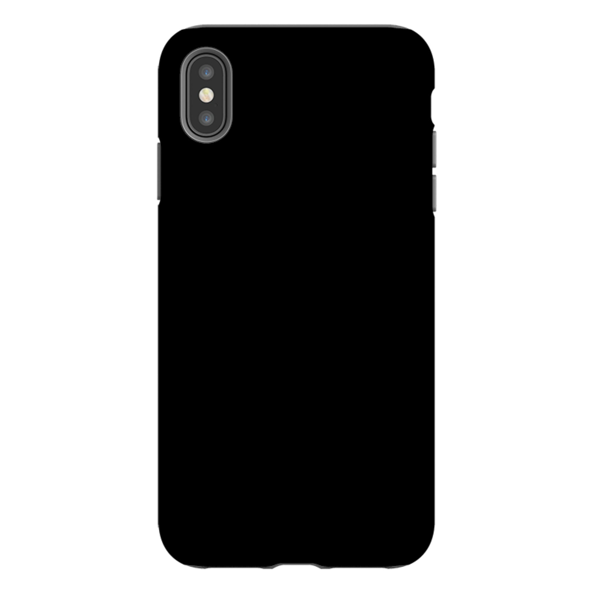 Simple Range Black - iPhone Tough Case