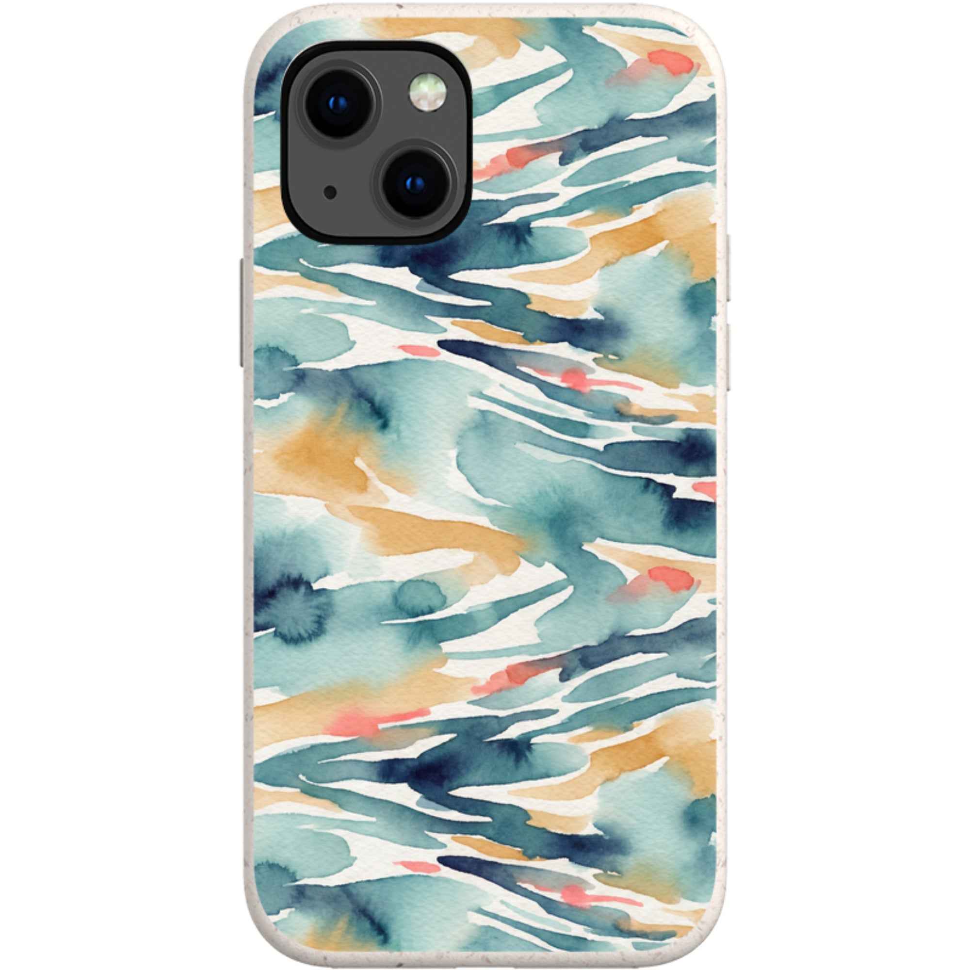River Reflection Pattern Crop by Tobi Akinyemi — iPhone 13 iPhone Bio-degradable Case — Finnaij