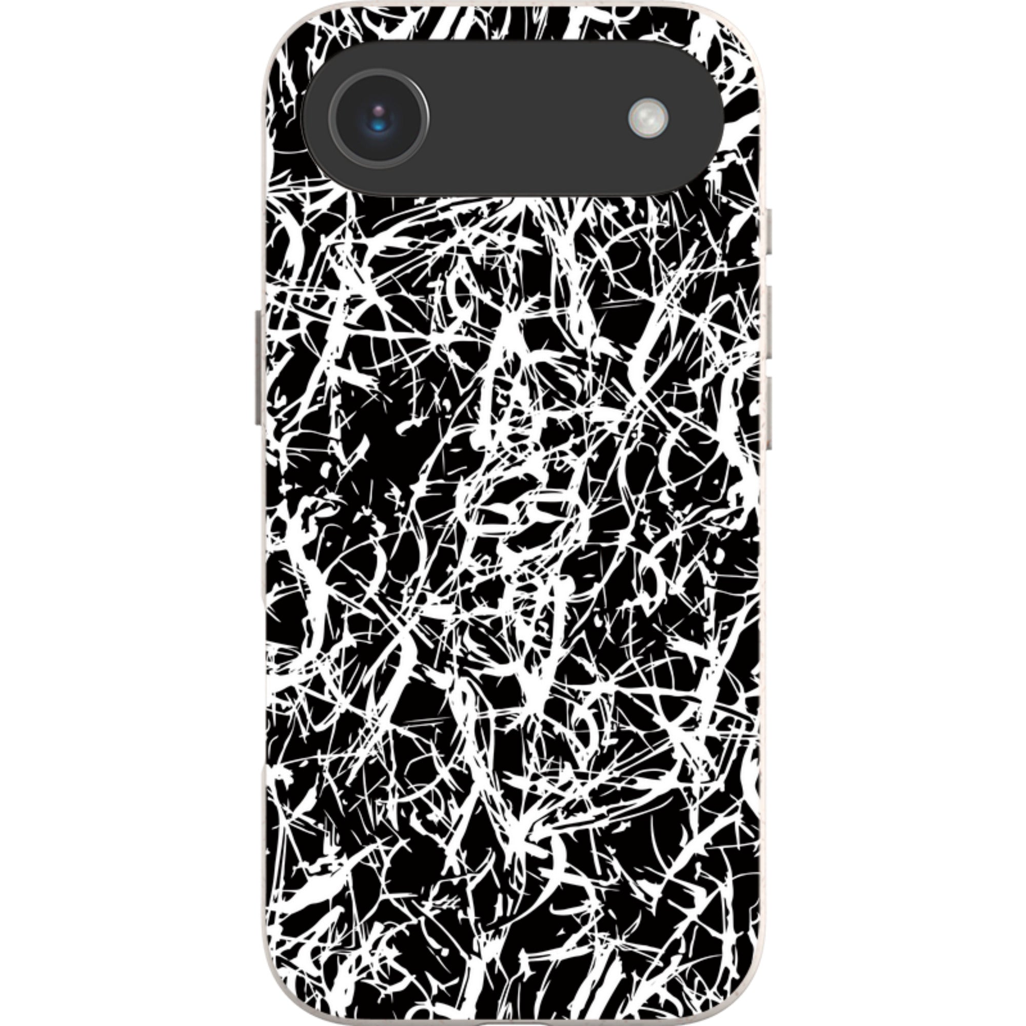 Black-White Grunge — iPhone Air iPhone Bio-degradable Case — Finnaij