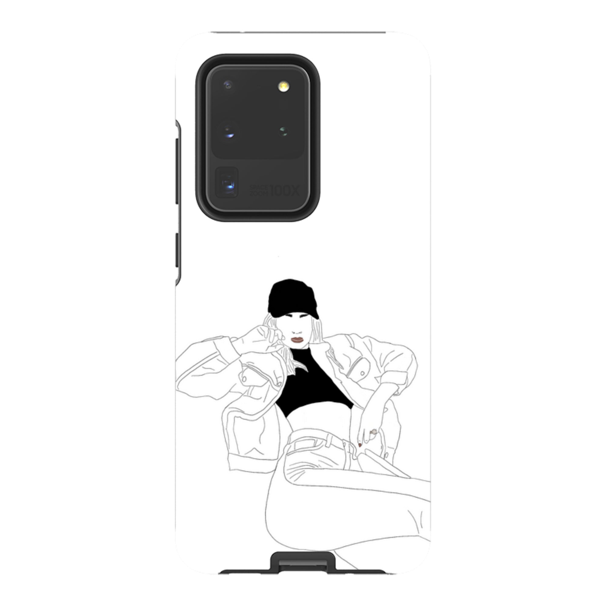 Black Cap by Keagan Haight - Samsung Tough Case