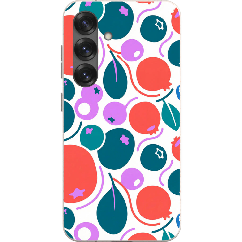 Berry Icon Remix by Salla Niemi - Samsung Galaxy Bio-degradable Case