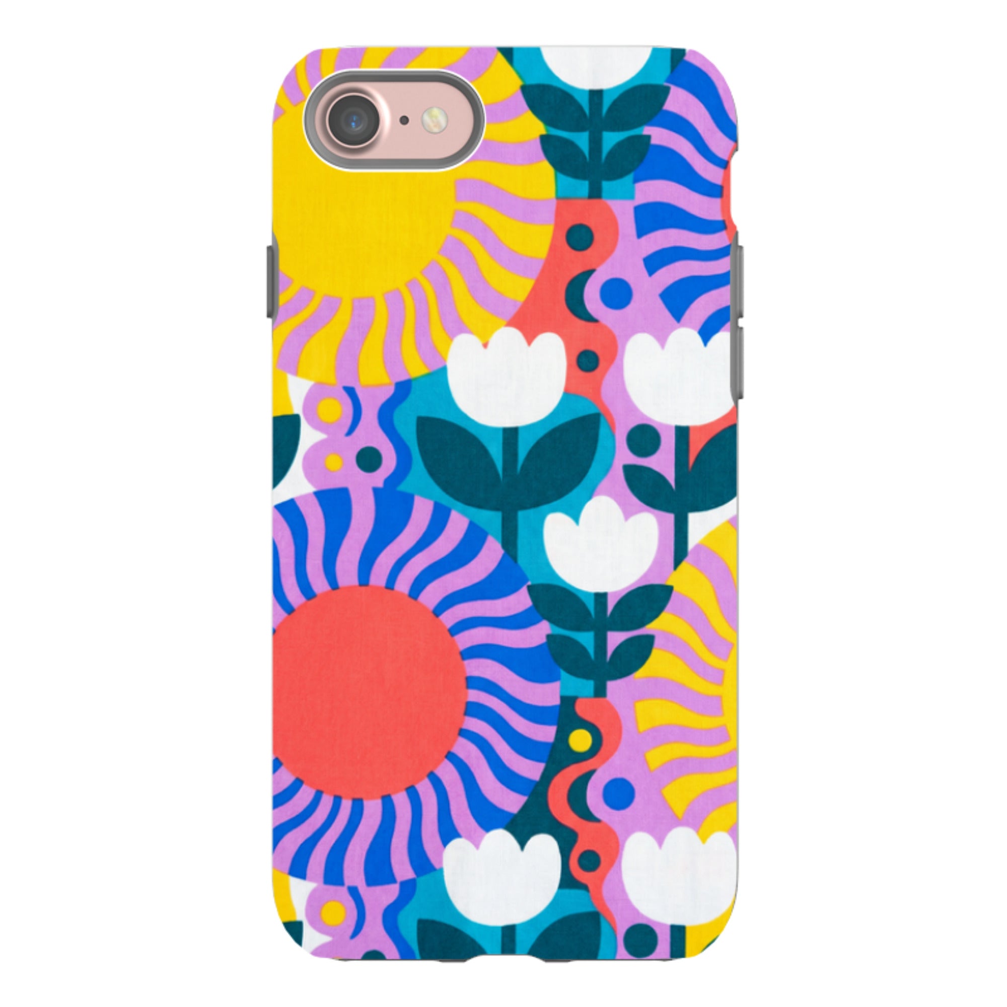 Midnight Sun Mod Bloom by Salla Niemi - iPhone Tough Case