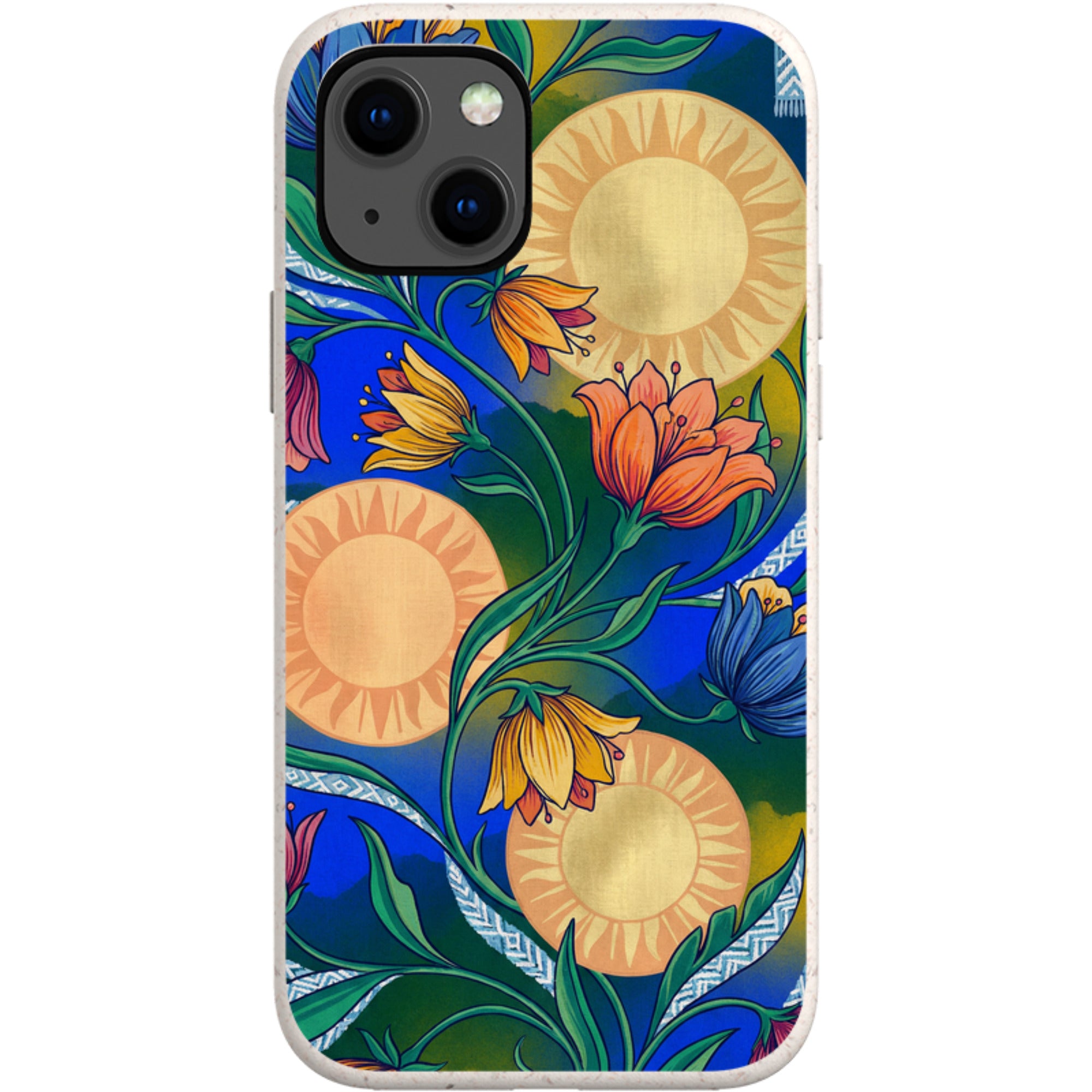 Midnight Sun Garden by Aino Kallio — iPhone 13 iPhone Bio-degradable Case — Finnaij