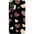 White & Black Hearts — Samsung Galaxy Bio-degradable Case — Finnaij