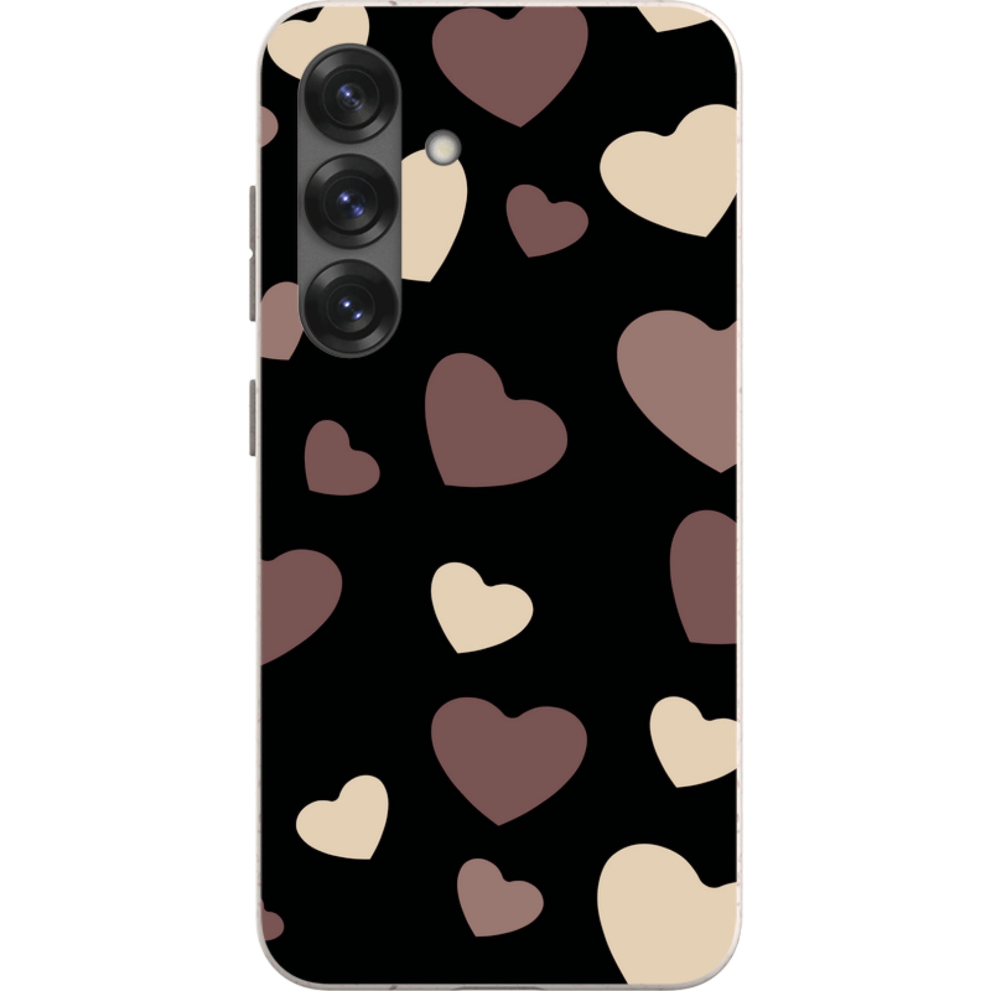 White & Black Hearts — Samsung Galaxy Bio-degradable Case — Finnaij