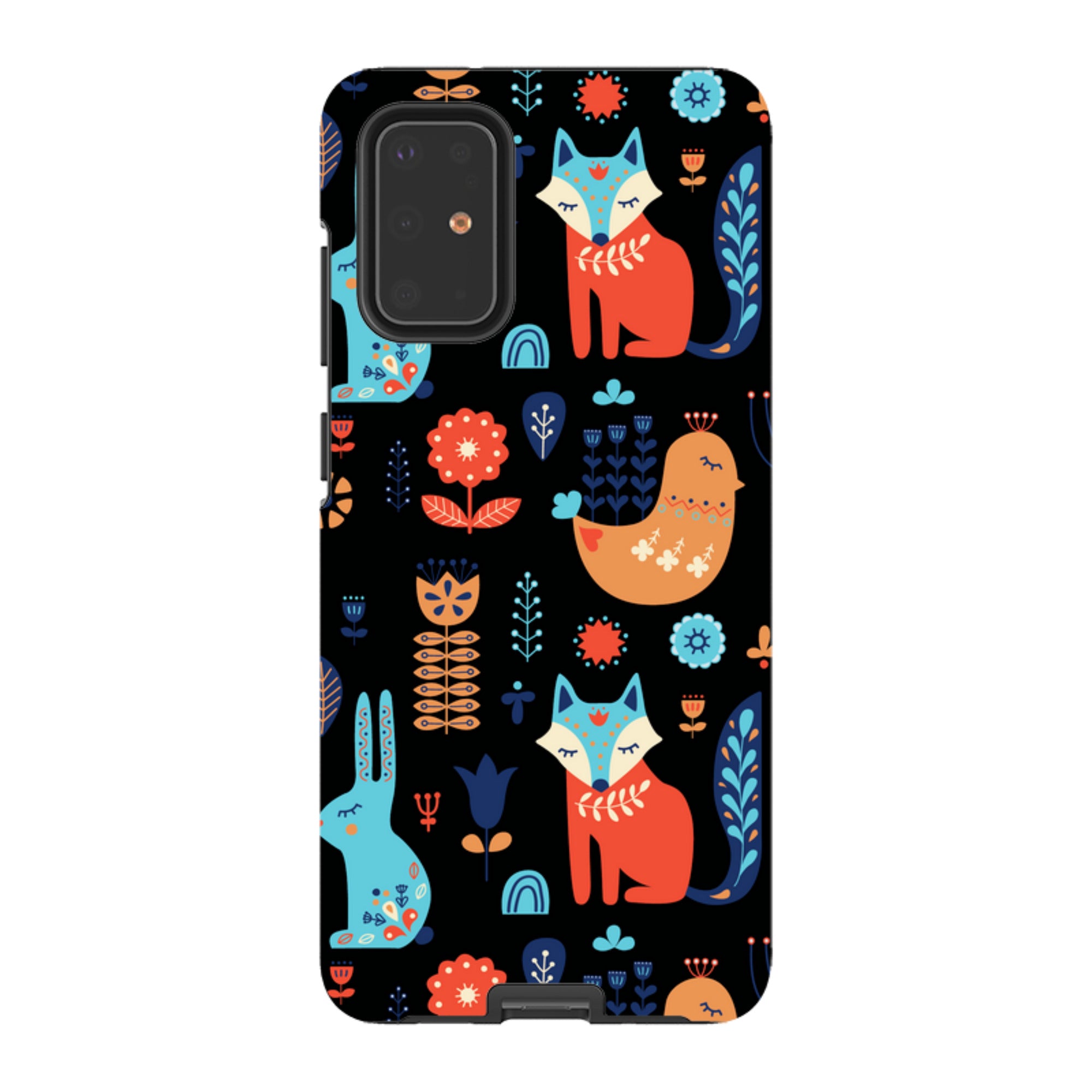 Nordic Ornament Black - Samsung Tough Case