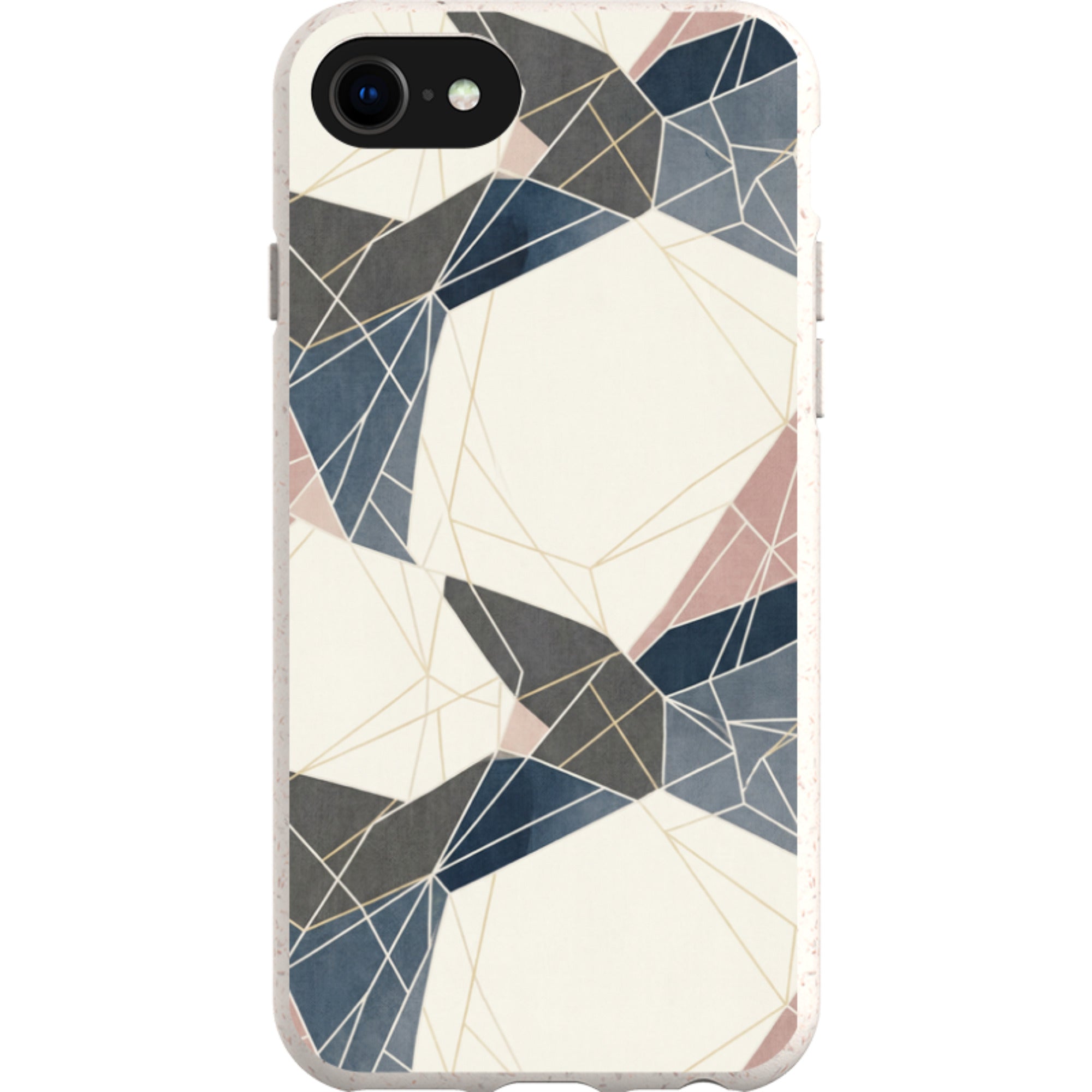Frozen Lake Geometry by Elsi Vaarala — iPhone SE3 iPhone Bio-degradable Case — Finnaij