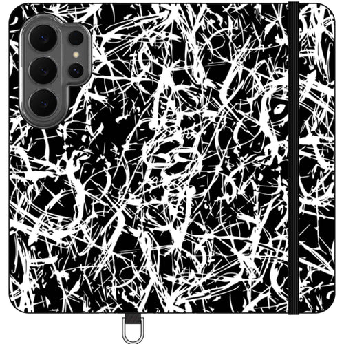 Black-White Grunge — S26 Ultra Wallet Case — Finnaij