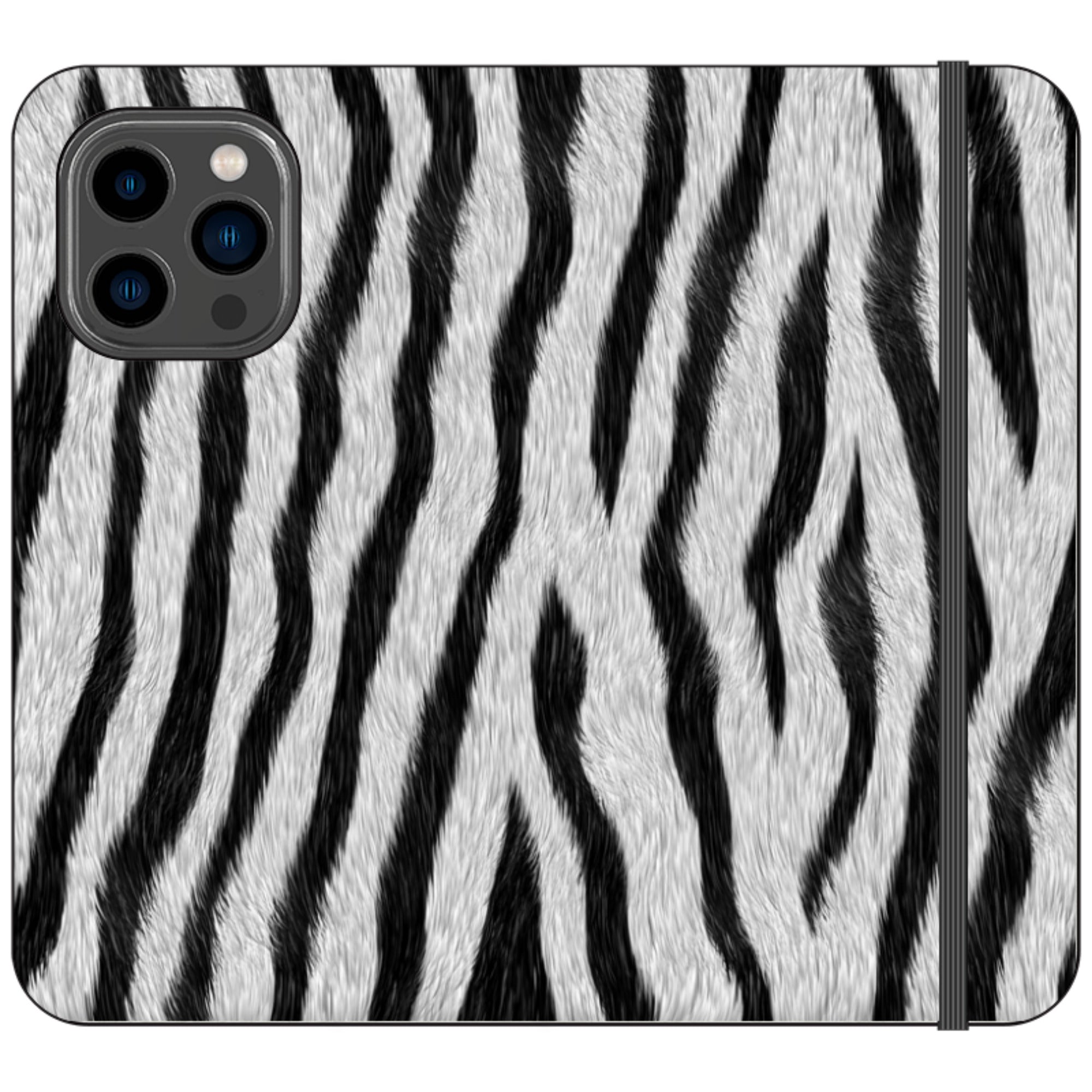 Zebra Groove - Folio Wallet Case - Finnaij