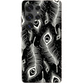 Feathers in Bloom Black — S25 Ultra Samsung Galaxy Bio-degradable Case — Finnaij