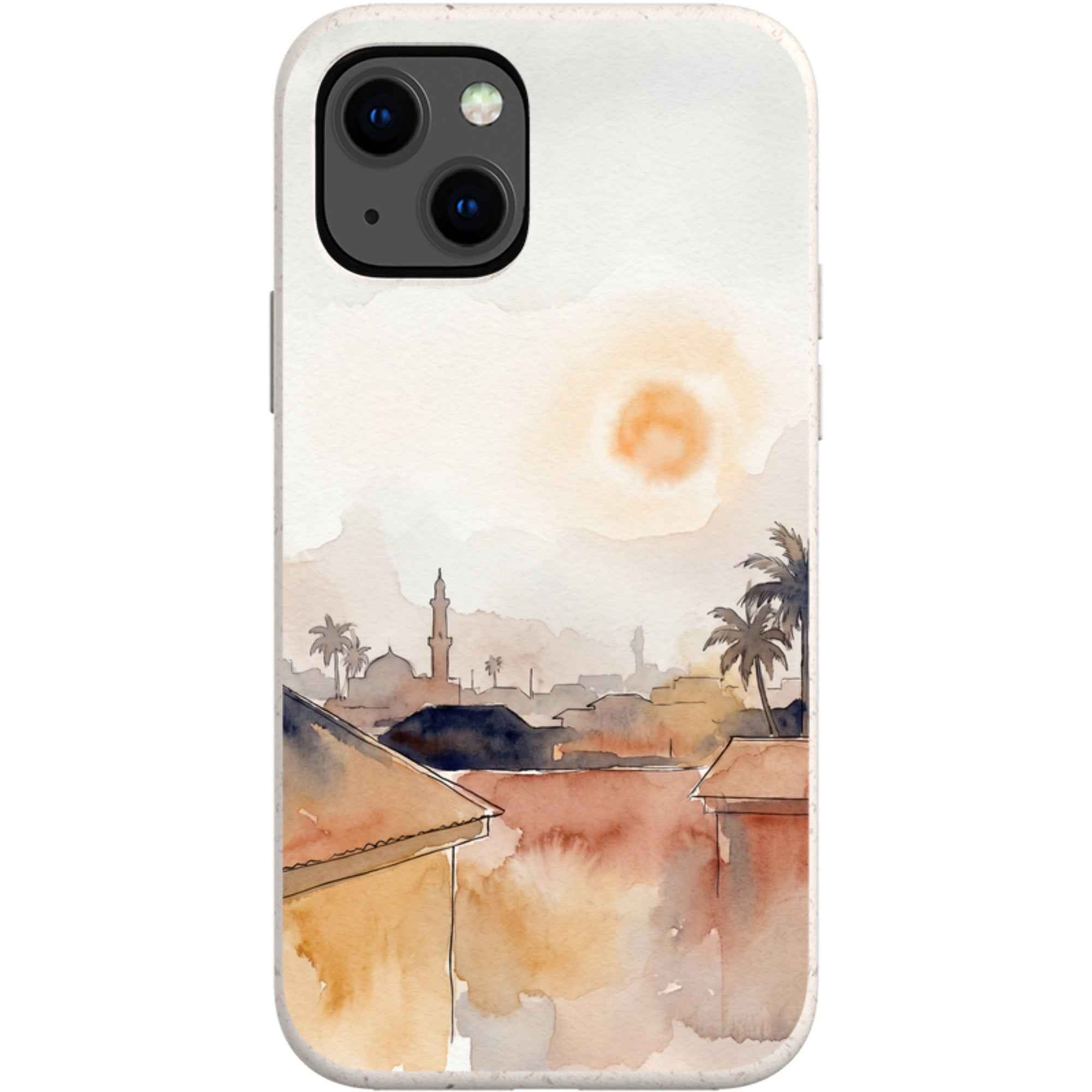Harmattan Sky by Tobi Akinyemi — iPhone 13 Mini iPhone Bio-degradable Case — Finnaij