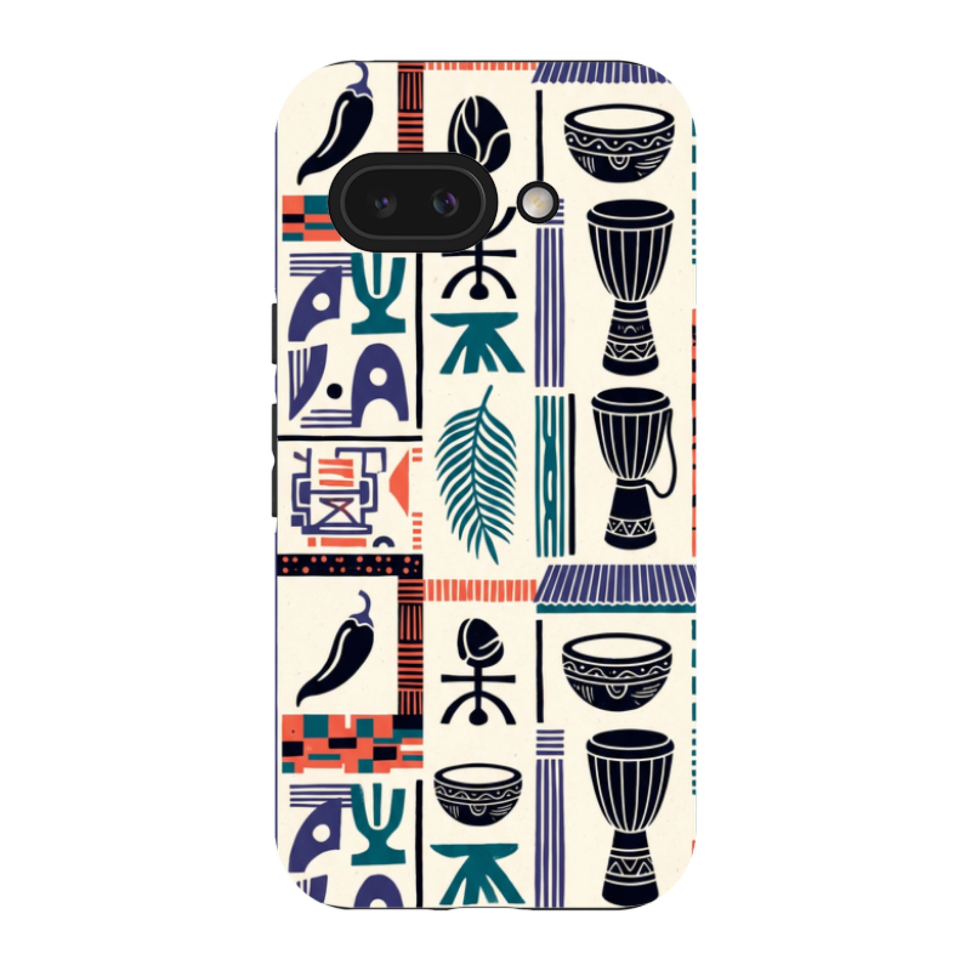 Market Day Icons by Ada Okoye — Tough Case for Google Pixel — Finnaij