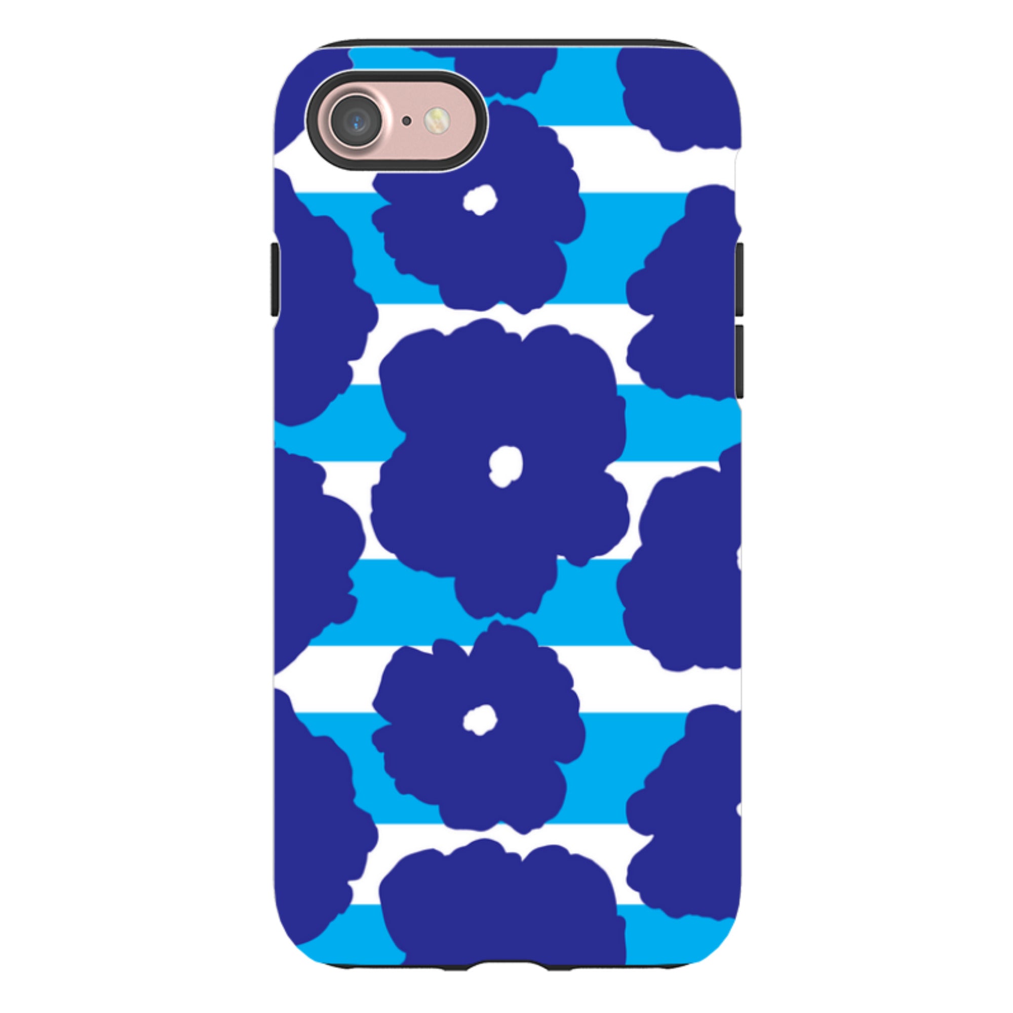 Bold Floral Blue - iPhone Tough Case