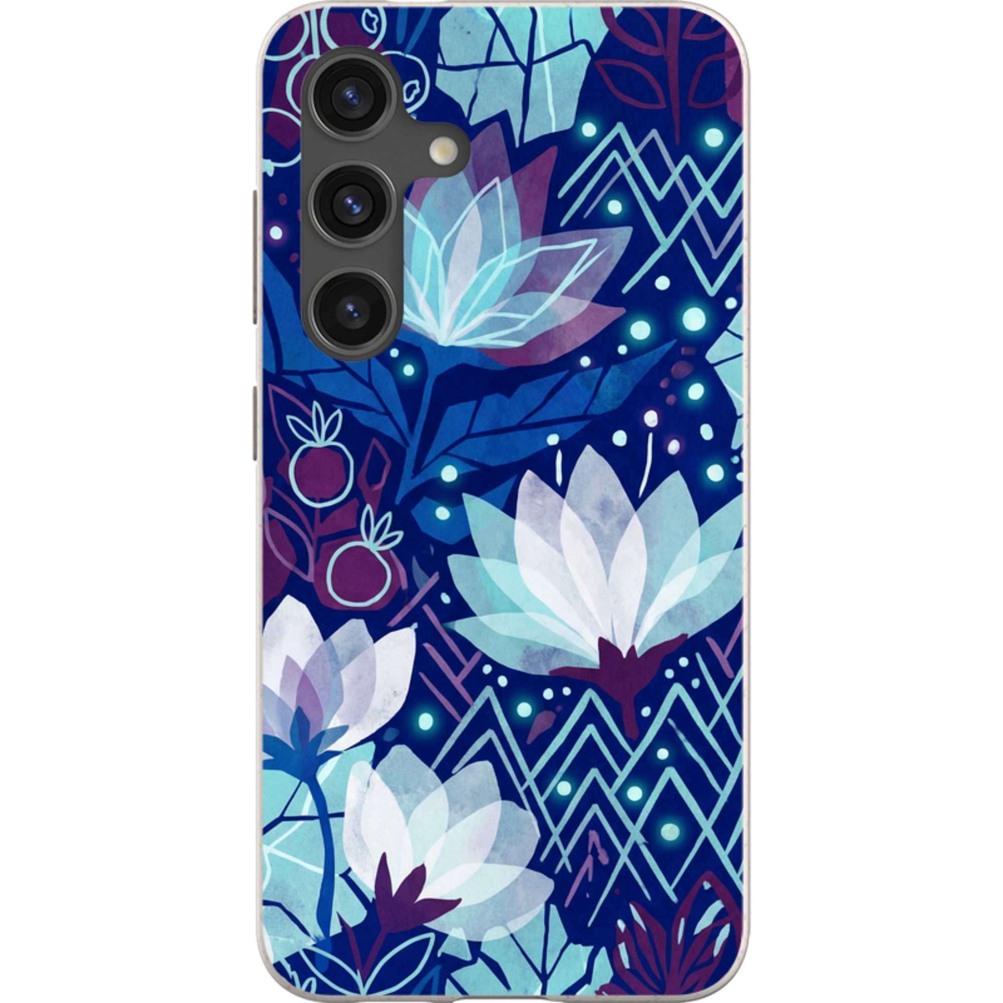 Frozen Lake Petals by Aino Kallio - Samsung Galaxy Bio-degradable Case