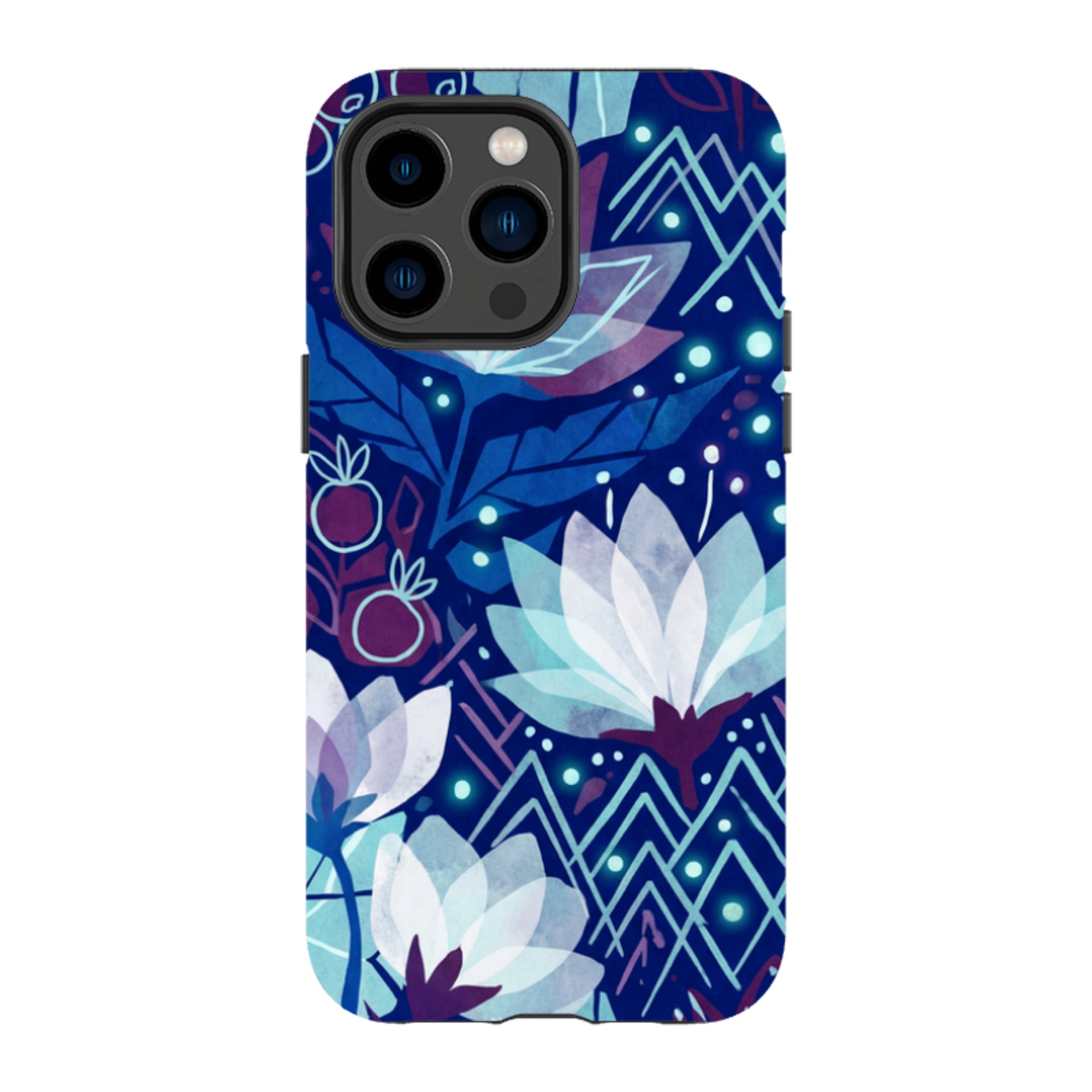 Frozen Lake Petals by Aino Kallio - iPhone Tough Case