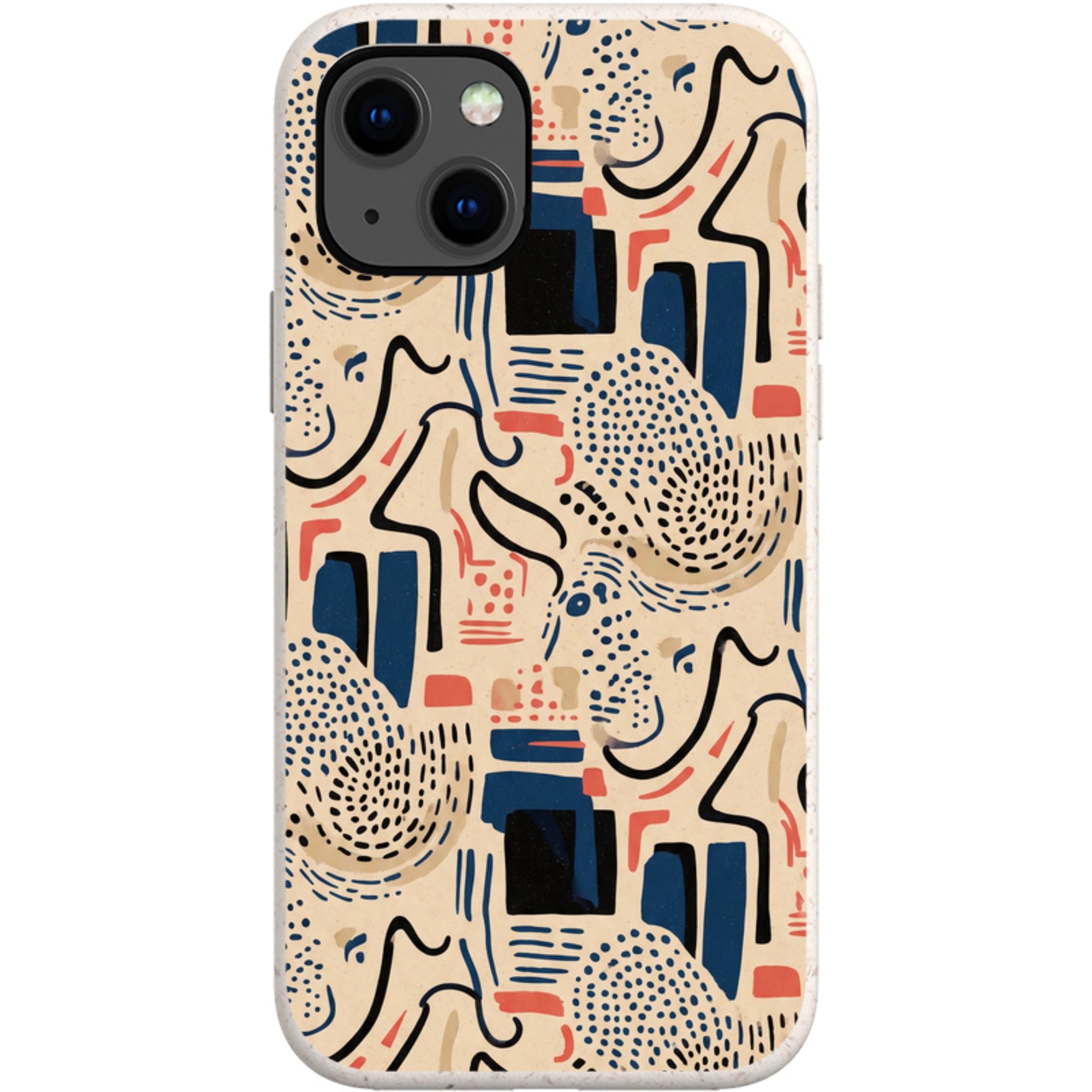 Sandstone Adire by Ada Okoye — iPhone 13 iPhone Bio-degradable Case — Finnaij