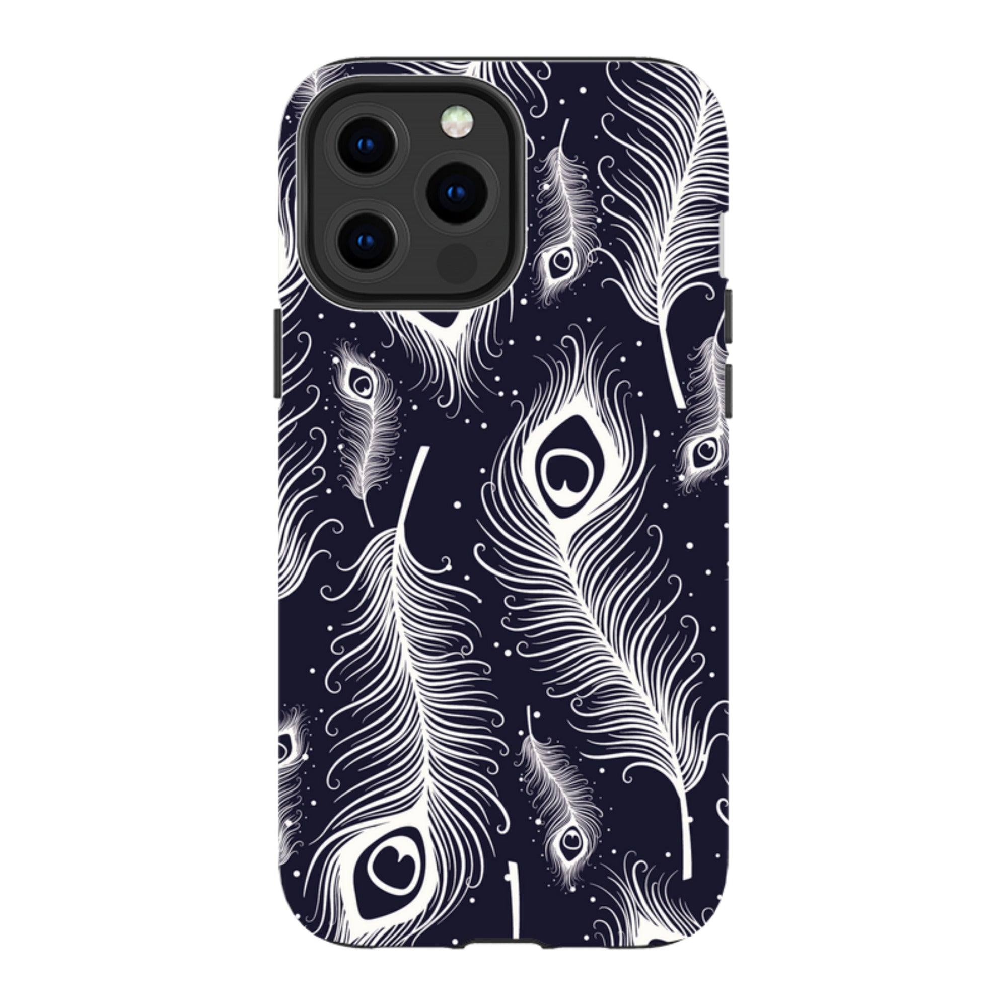 Feathers in Bloom — Apple iPhone Tough Case — Finnaij