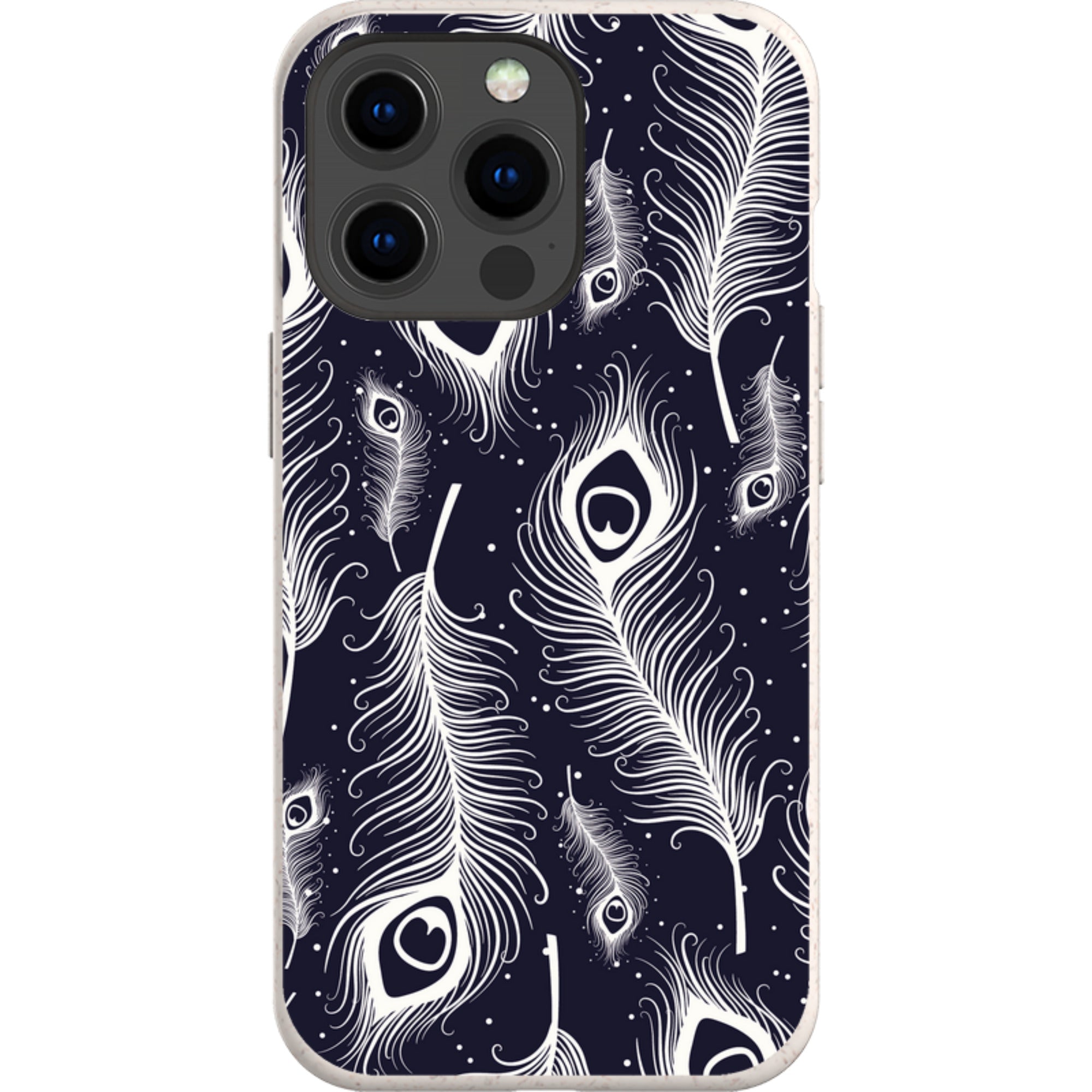 Feathers in Bloom — iPhone 13 Pro iPhone Bio-degradable Case — Finnaij