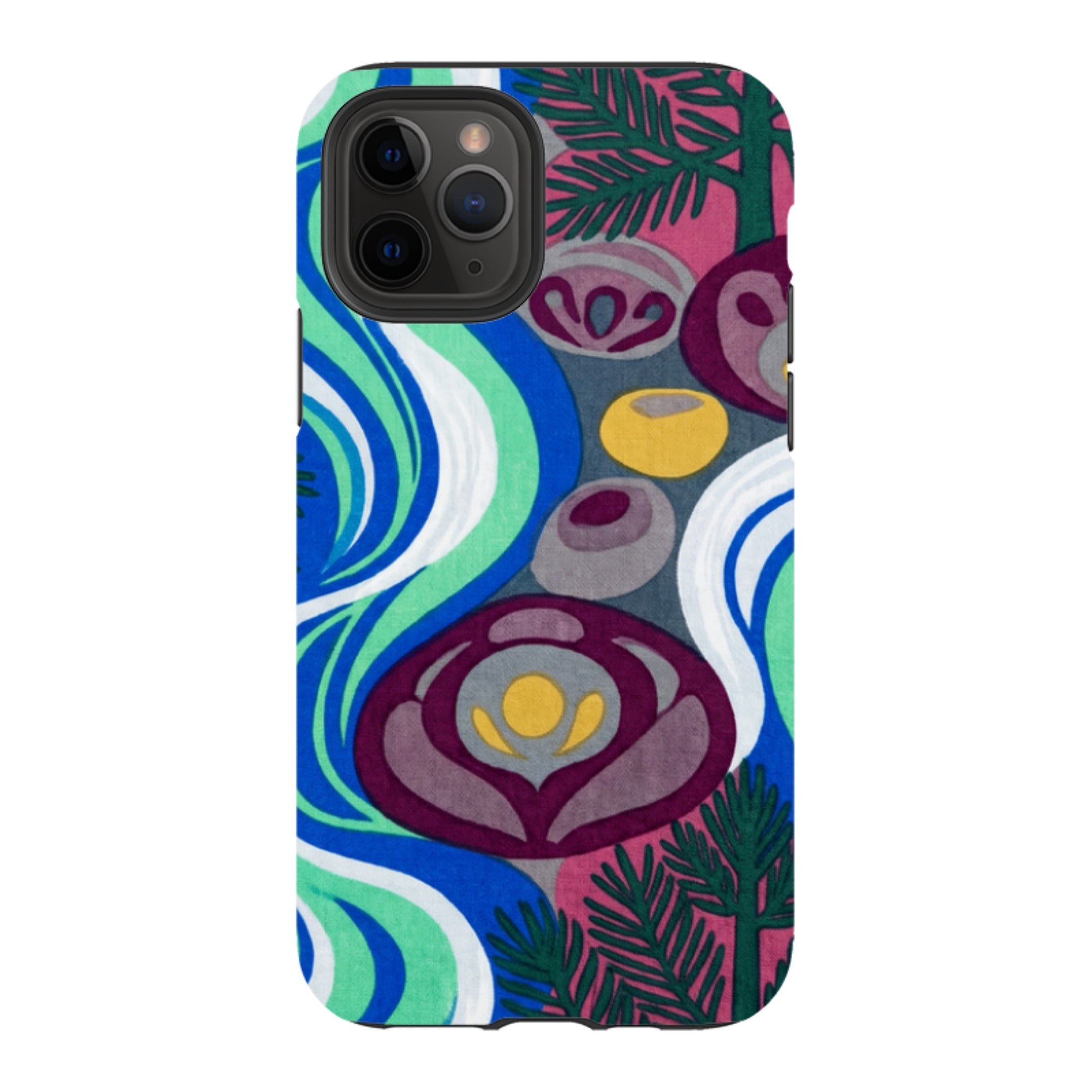 Sauna Bloom Motif by Aino Kallio - iPhone Tough Case