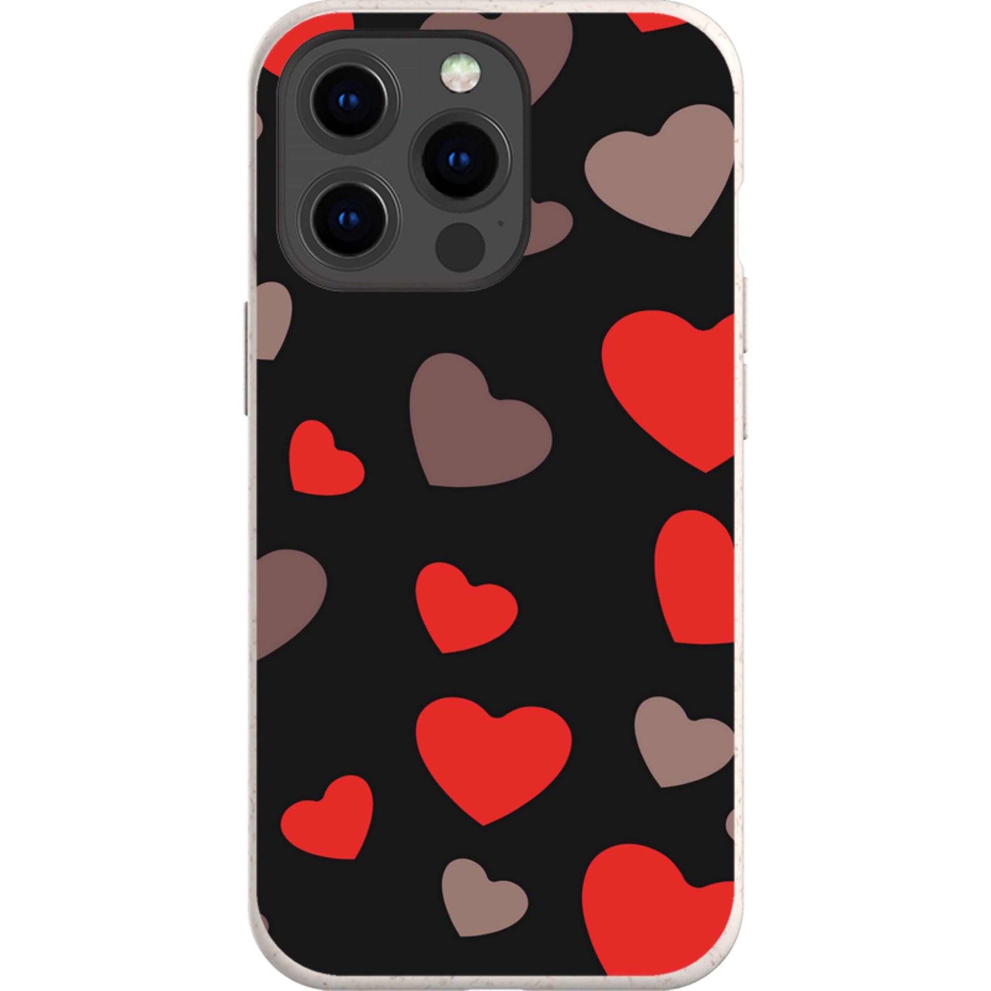 Red Hearts — iPhone 13 Pro iPhone Bio-degradable Case — Finnaij