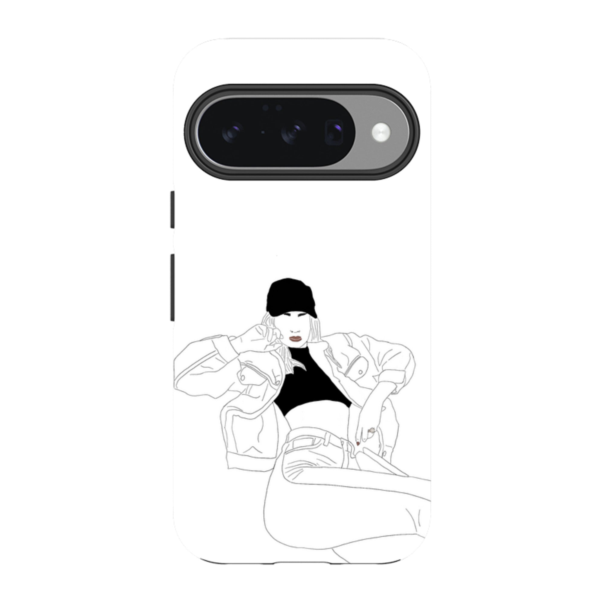 Black Cap by Keagan Haight — Google Tough Case — Finnaij