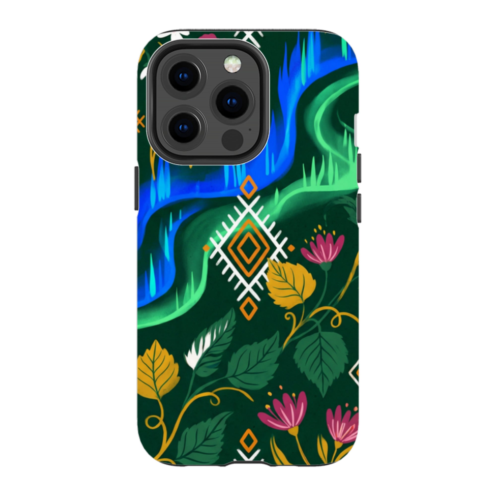 Aurora Birch Bloom by Aino Kallio — Apple iPhone Tough Case — Finnaij