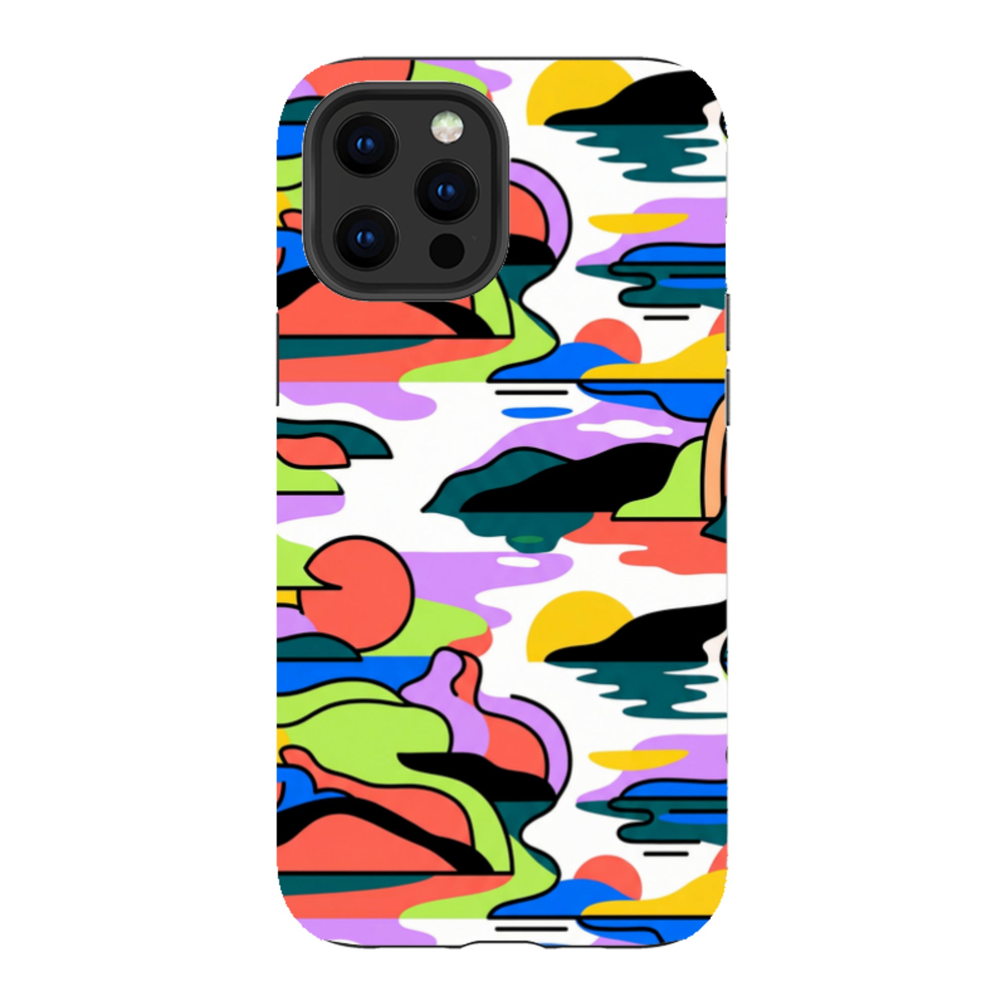 Archipelago Color Motion by Salla Niemi - iPhone Tough Case