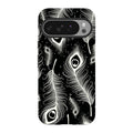 Feathers in Bloom Black — Google Tough Case — Finnaij