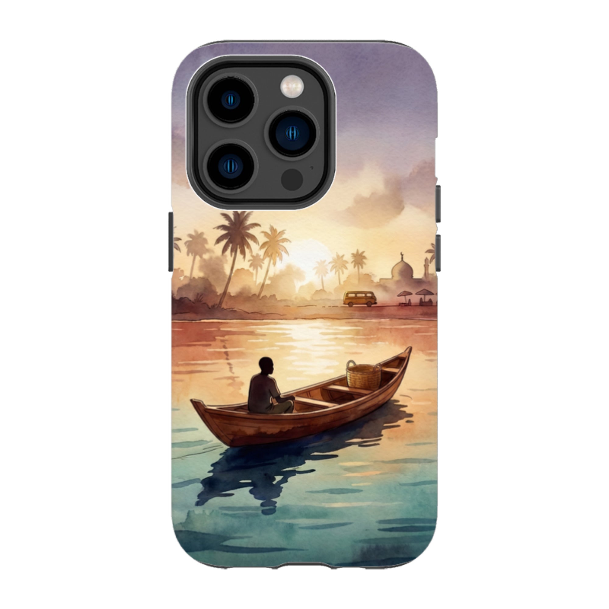 Lagoon Morning by Tobi Akinyemi - iPhone Tough Case