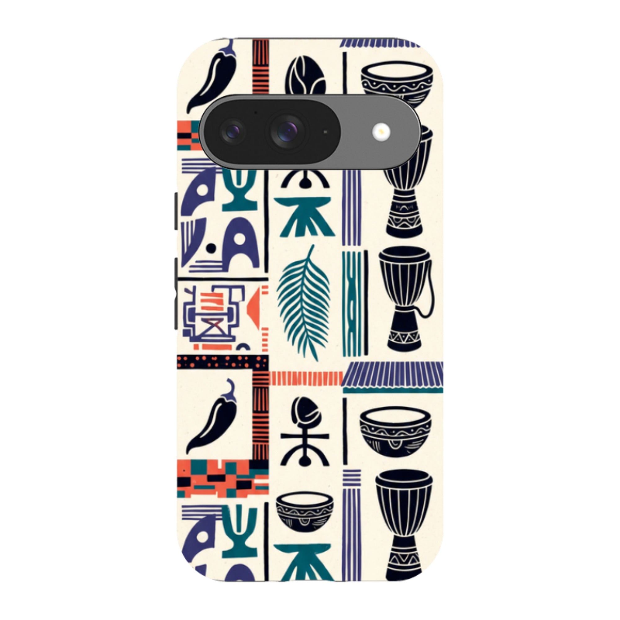 Market Day Icons by Ada Okoye — Tough Case for Google Pixel — Finnaij