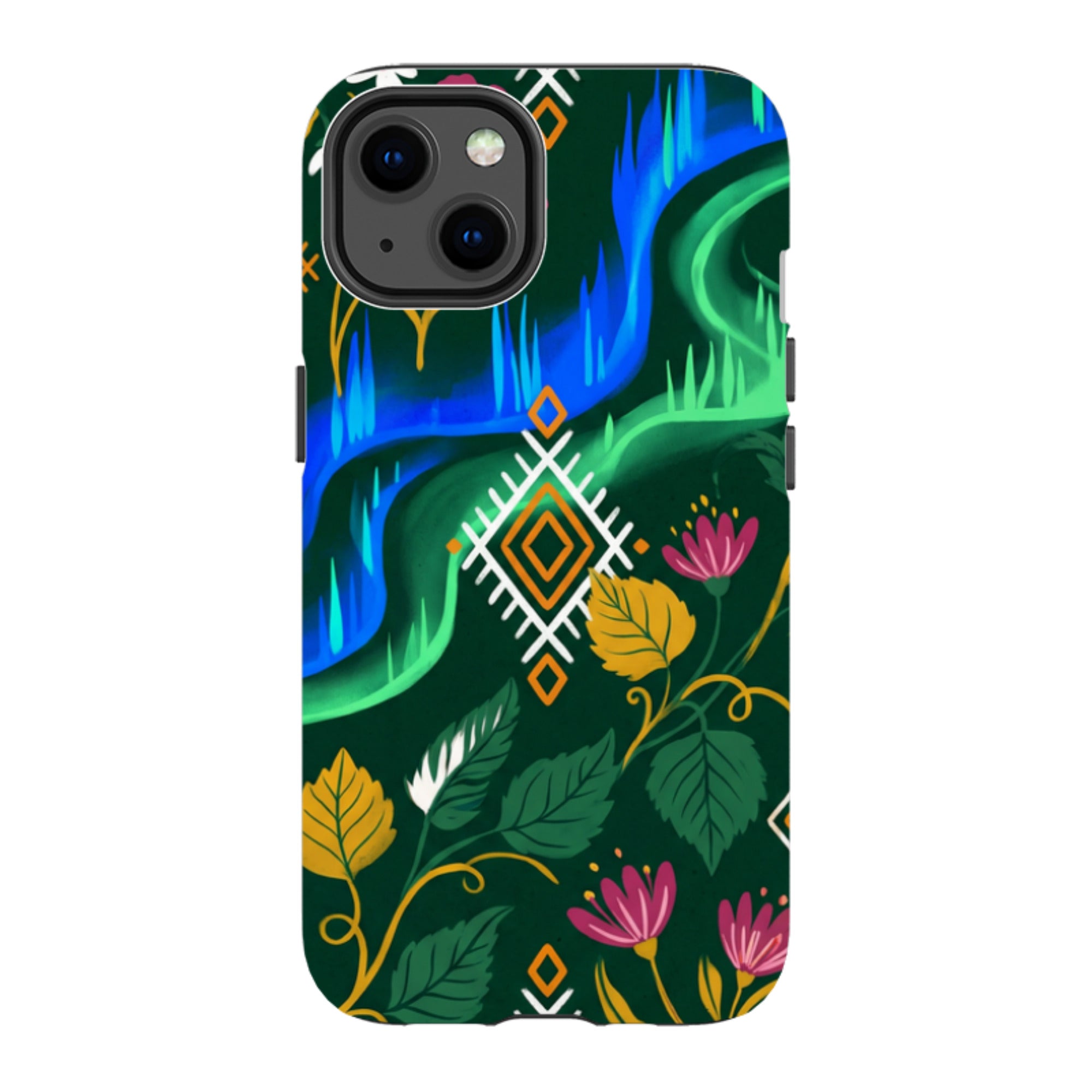 Aurora Birch Bloom by Aino Kallio — Apple iPhone Tough Case — Finnaij