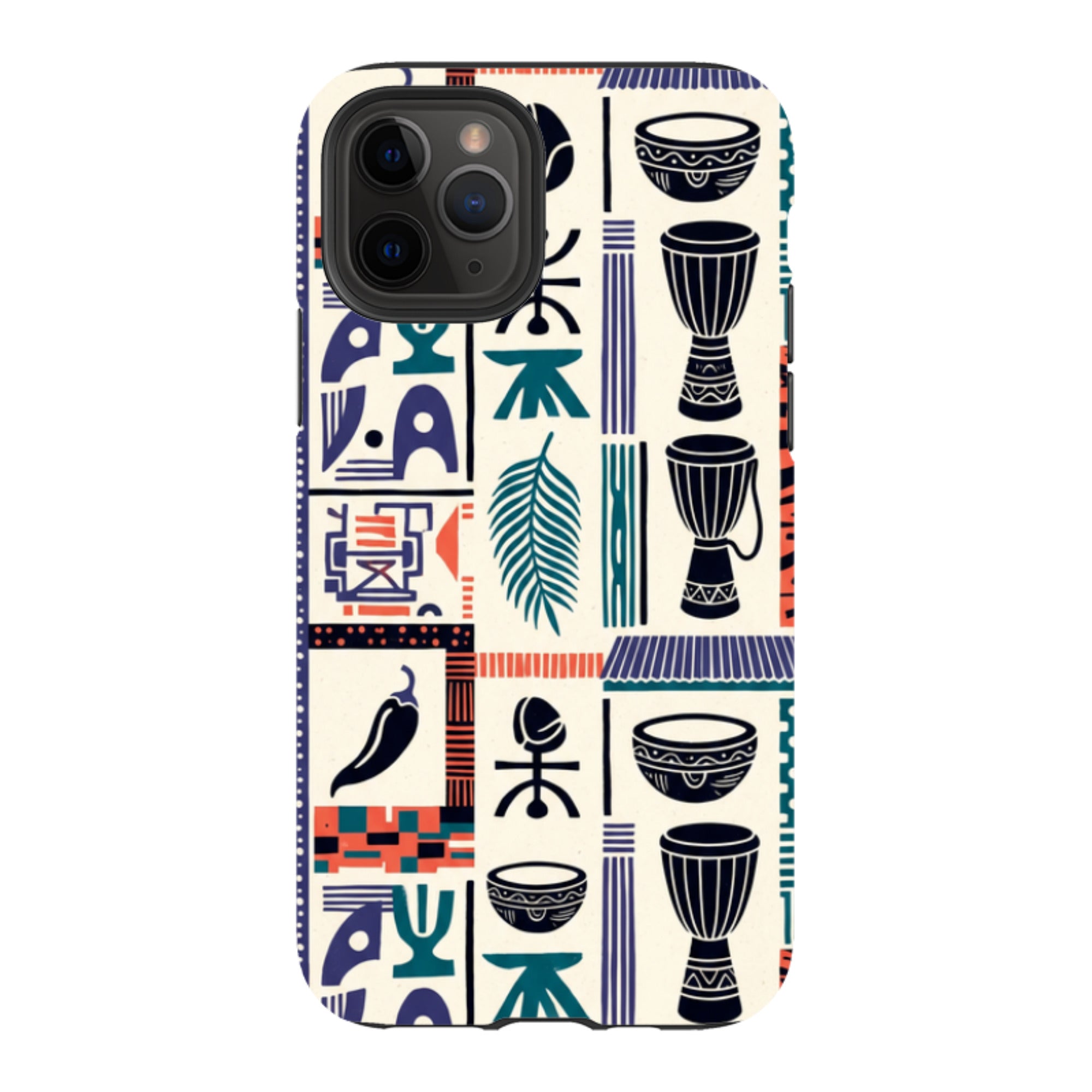 Market Day Icons by Ada Okoye - iPhone Tough Case